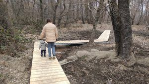 Passerella accesso Lavatoio di Cagno